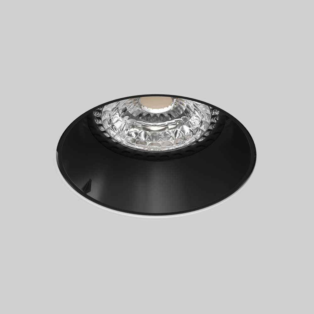 DK3055-BK Встраиваемый светильник, IP 20, 10 Вт, GU5.3, LED, черный, пластик