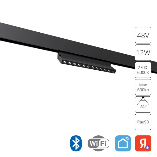 Купить Магнитный трековый светильник Arte Lamp EXPERT SMART A5746PL-1BK