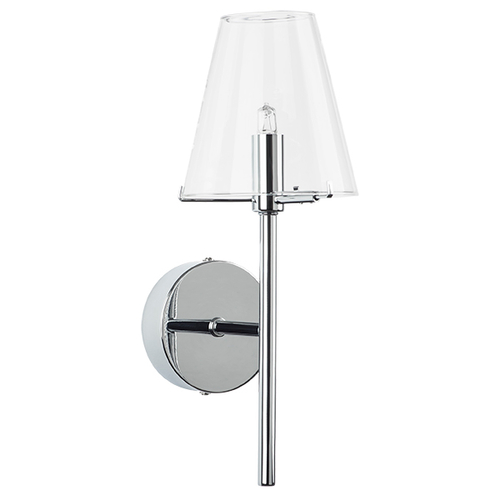 Купить 758614 Бра DIAFANO 1х40W G9 ХРОМ/ПРОЗРАЧНЫЙ