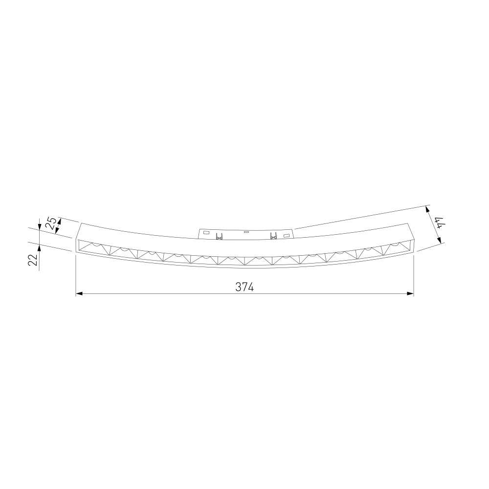 Slim Magnetic Трековый светильник для радиусного шинопровода 12W 4200K Intenso чёрный Ø 1200мм 85186/01