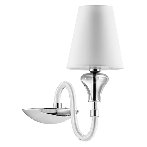 Купить 809616 Бра OTTO 1х40W E14 БЕЛЫЙ ткань