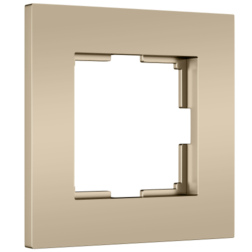 Купить W0012911/ Рамка на 1 пост Slab (шампань софт) W0012911