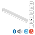 Магнитный трековый светильник Arte Lamp RAPID SMART A2969PL-1WH