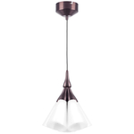 757150 Люстра CONE 5х10W (led) E14 КОФЕЙНЫЙ/БЕЛЫЙ