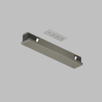 TR5722-DN Электрический коннектор прямой для трека SHINE BASE, 48V DC, IP20, темный никель, алюминий