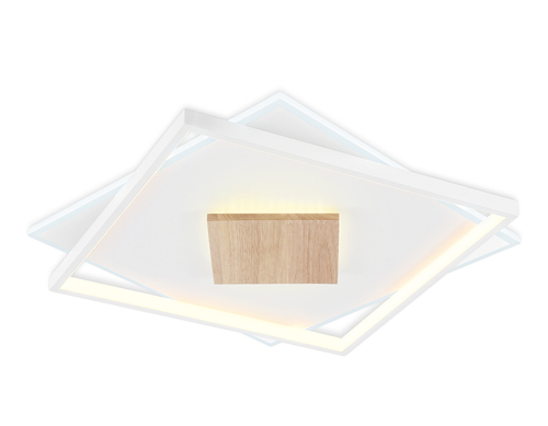 Купить FL4790 WH/WD белый/дерево 77W 3000-6000K 515*515*50 (без ПДУ)