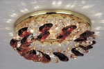 Точечный встраиваемый светильник Arte Lamp BRILLIANTS A7083PL-1GO