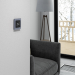 Умный сенсорный терморегулятор Werkel Wi-Fi 3500W IP20 W1151208 черный