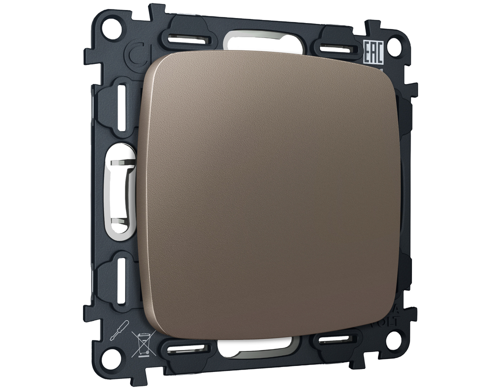 MO646010 Комплект суппорта универсального OMEGA Темная бронза матовый QUANT (OP6460, VM240)