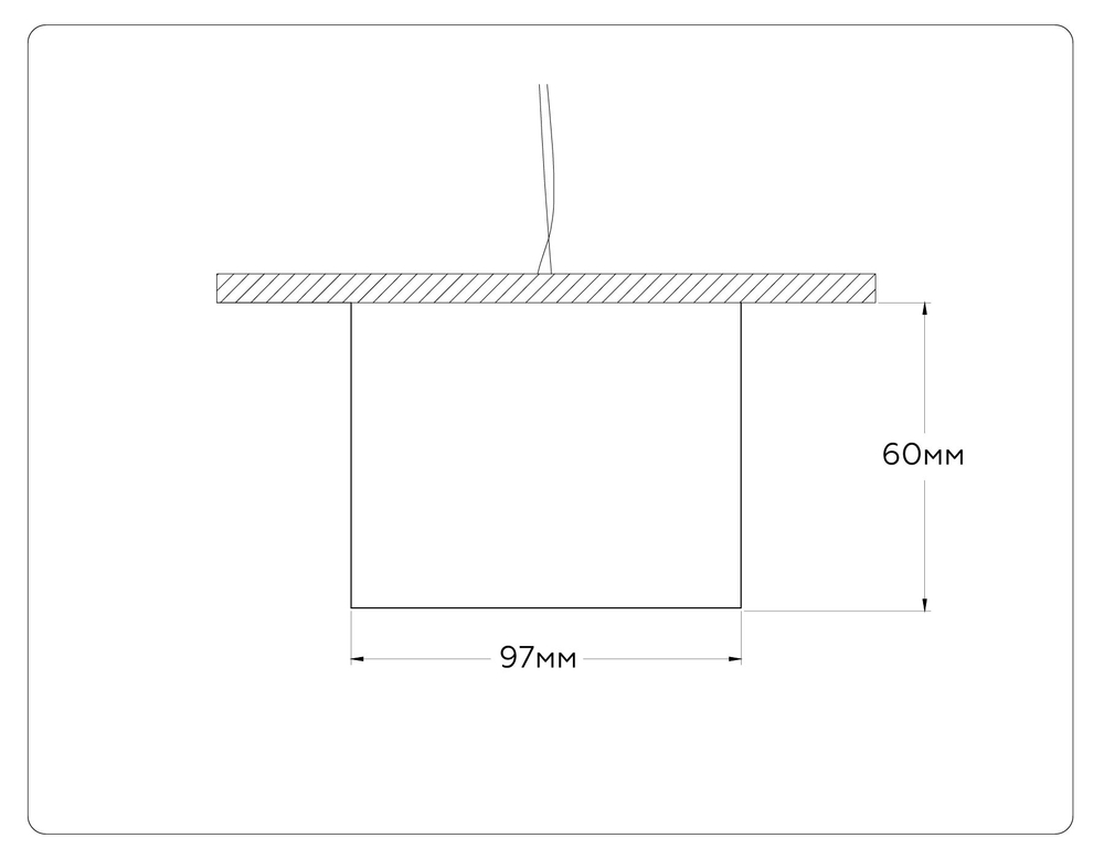 TN52894 SBK/GBK черный песок/черный глянец GX53 max 12W D97*60