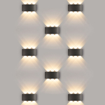 Пылевлагозащищенный светодиодный светильник Twinky Trio чёрный IP54 1551 Techno LED чёрный