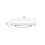 929062 Лампа энергосберегающая LED 220V TABL GX53 6W=60W 520LM 180G FR 2800K 20000H