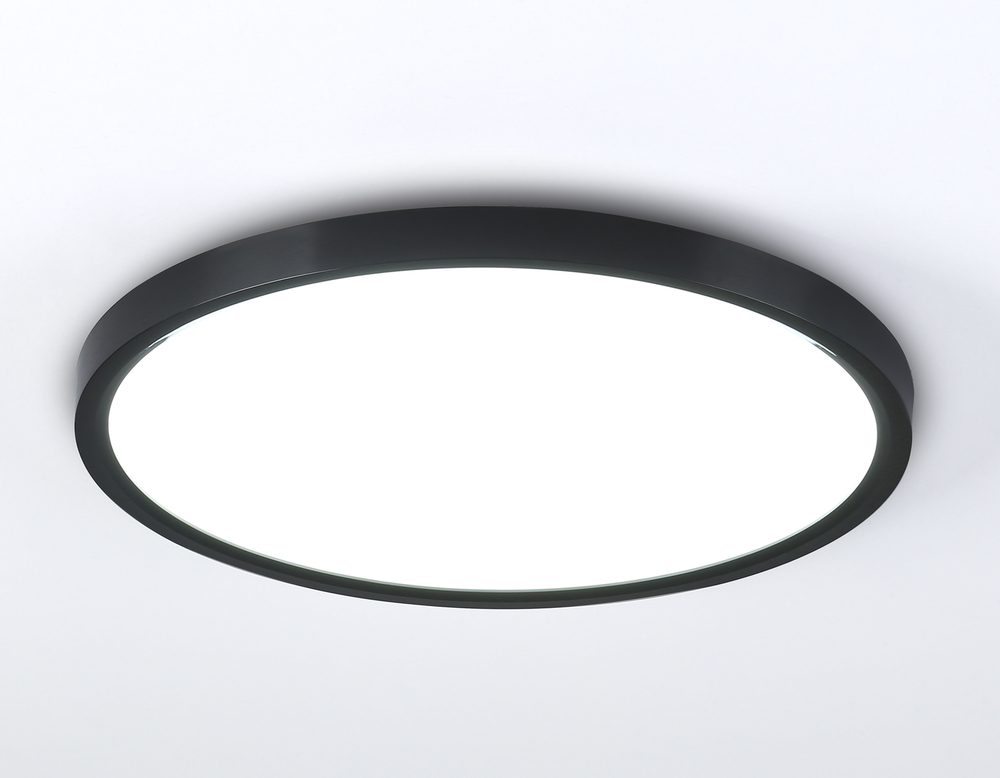 FZ3055 BK черный IP44 33W+10W 6400+6400К D370*40 (Без ПДУ)