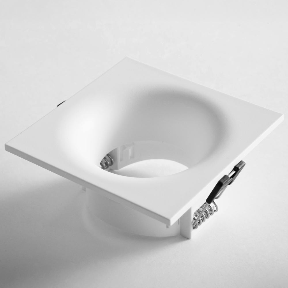 012136 Рамка (светильник) PVC д/LED-модулей 941хх и LED-ламп D50мм LEVIGO QUAD БЕЛЫЙ