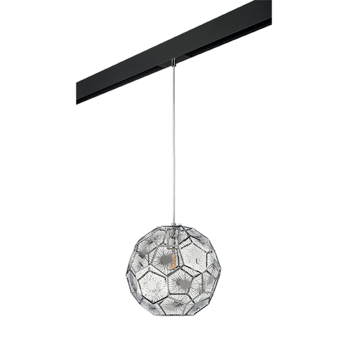 Купить PRO724214 Светильник д/1-фазн трека FERMO 1х40W E27 ХРОМ/ЧЕРНЫЙ (724214+595007)