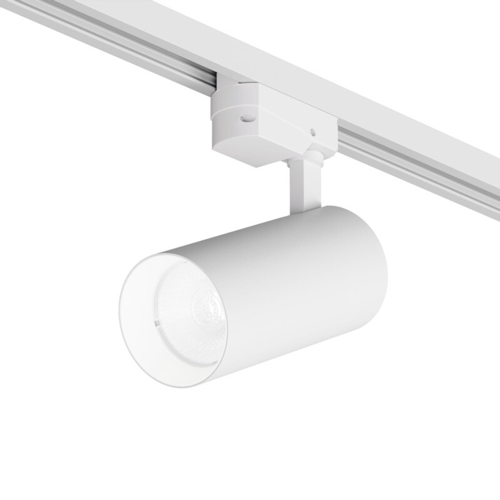 DK6454-WH Трековый светильник SOLID KOPER, 145мм, d70, 220V, LED 4000K, 24W, IP20, белый, алюминий