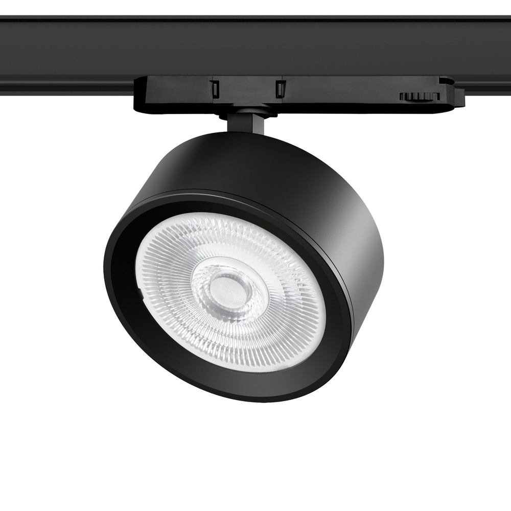 A5647QT60G Светильник ALTA PRO для трековой системы Quattro LED 30W 3510LM 60G ЧЕРНЫЙ 4000K с адаптером (215647 + 594047 + 215604)