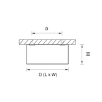 213911 Светильник ZOLLA CYL LED-RD 10W 780LM ЗЕЛЕНАЯ БРОНЗА 4000K IP44