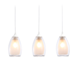 TR3536/3 WH/CL/FR белый/прозрачный/белый матовый E27*3 max 40W 640*120*820