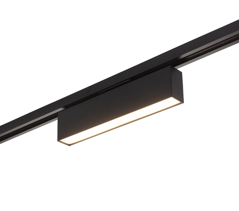 DK6430-BK Трековый светильник IP 20, 10 Вт, LED 3000, черный, алюминий