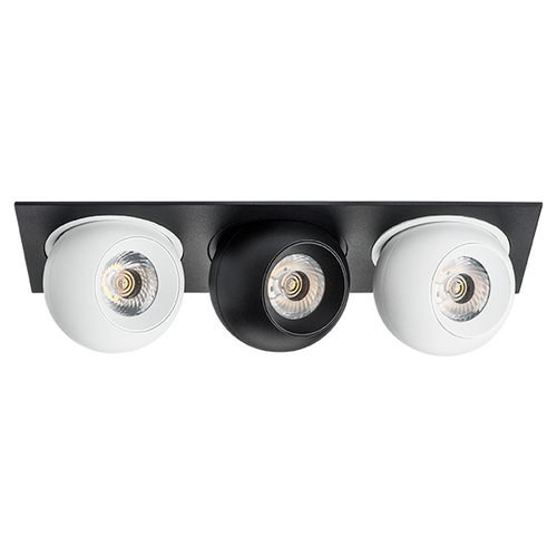 Купить i537627262 Светильник INTERO LED 9W*3 850LM*3 24G ЧЕРНЫЙ/БЕЛЫЙ 3000K (217537+217062+217072+217062)