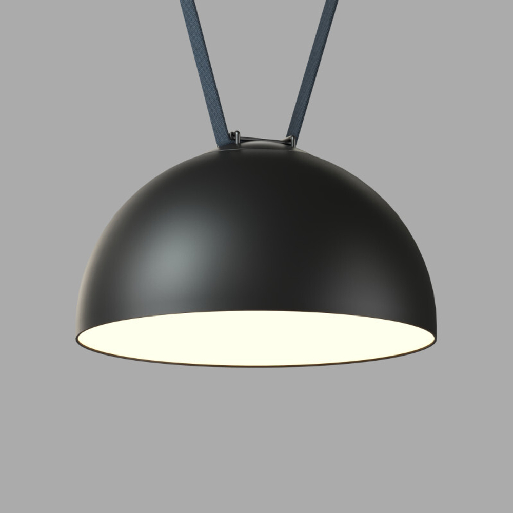 DK5662-BK Cветильник для трека-ремня Belty Smart, серия Flow со светодиодом, D300*H171мм, 48V DC, 28W, RA90, 120°, 3000-5700K, IP20, черный, алюминий