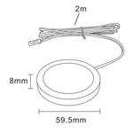 036230 Светильник 12V MOBILED 2,5W 150LM G БЕЛЫЙ 3000K