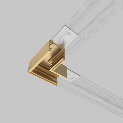 Купить Brass Line Коннектор угловой для накладного шинопровода латунь 85224/00