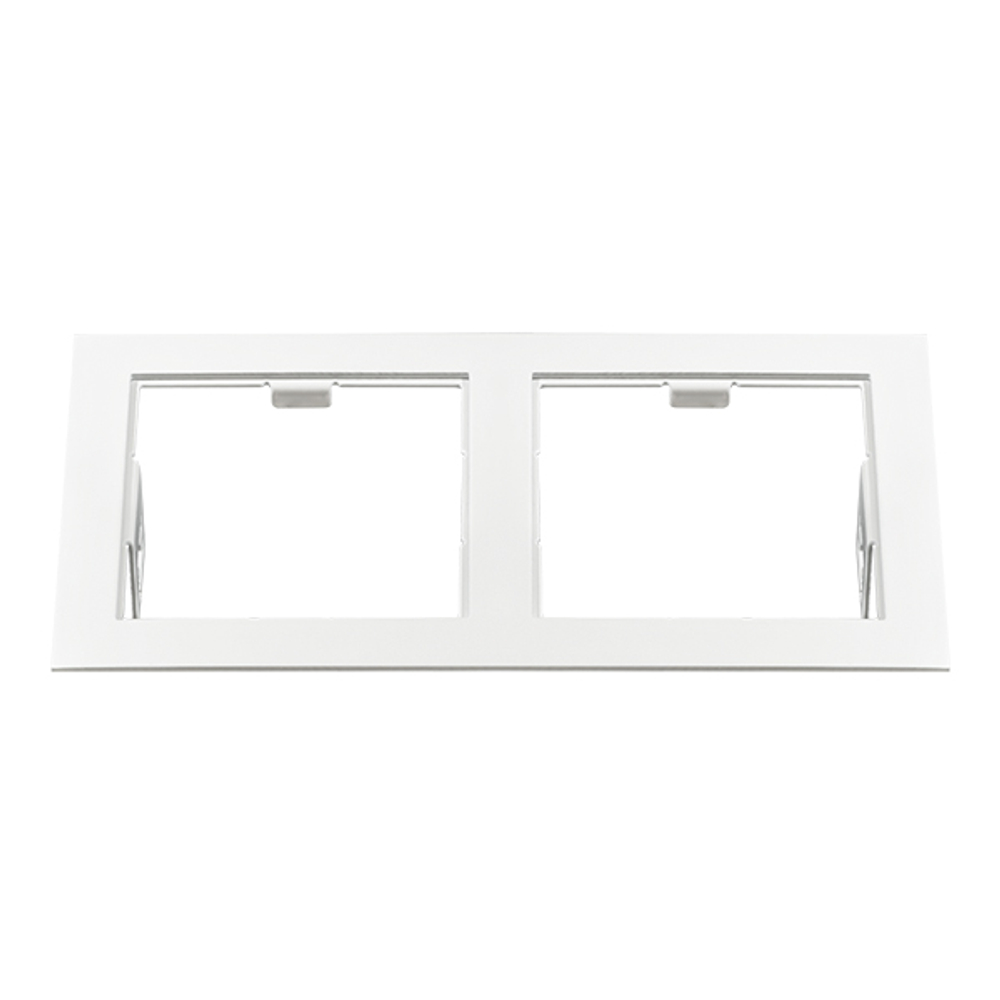 214526 Рамка DOMINO Double QUADRO MR16 БЕЛЫЙ