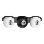 i637627262 Светильник INTERO LED 9W*3 850LM*3 24G ЧЕРНЫЙ/БЕЛЫЙ 3000K (217637+217062+217072+217062)