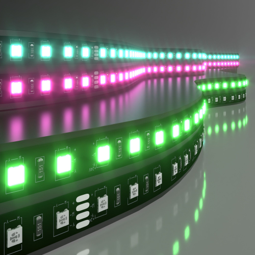 Купить Светодиодная лента 24 В 14,4 Вт/м 60 Led/м 5050 IP20, RGB, Black, 5 м Лента светодиодная 24V 14,4W 60Led 5050 IP20 RGB, Black, 5м