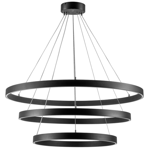 Купить 748227 Люстра SATURNO LED 132W 11000LM 70G ЧЕРНЫЙ 3000-6000K