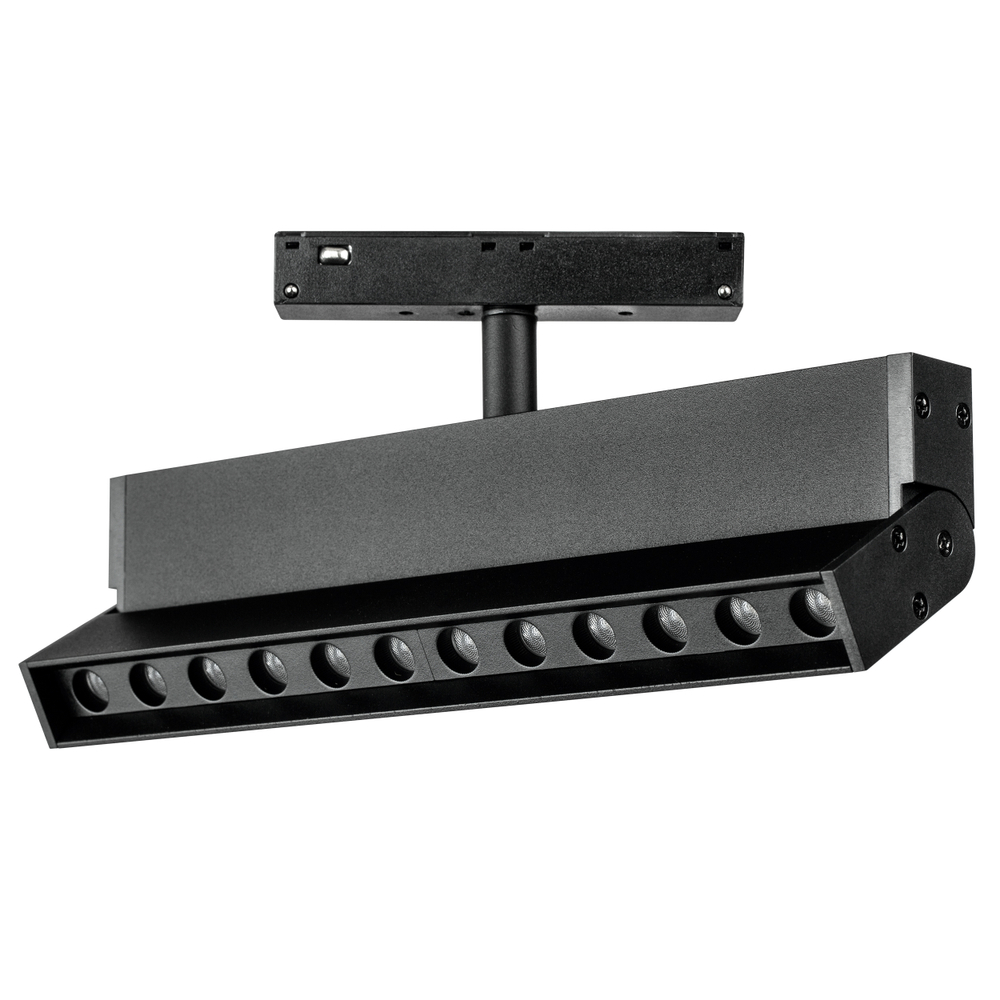 259037 Светильник 48V поворотный д/трека UNO LED 12W 800LM 24G ЧЕРНЫЙ МАТОВЫЙ 3000K