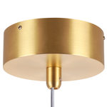 804008 Люстра CUPOLA LED 9W 450LM ЗОЛОТО/ДЫМЧАТЫЙ 3000K