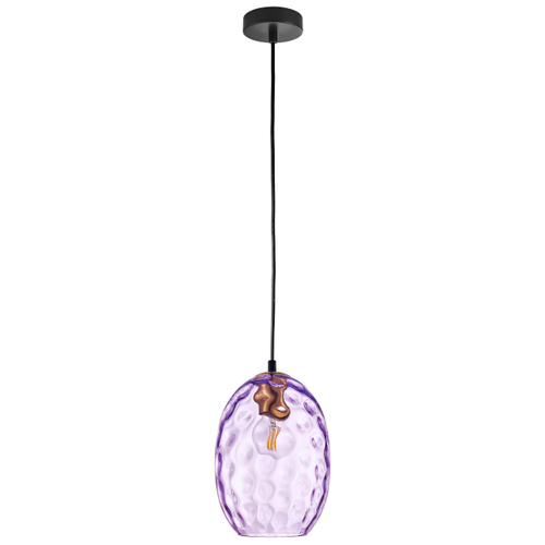 Купить 806128 Подвес NUBELLA 1х12W (led) E27 ЧЕРНЫЙ/БРОНЗА/ФИОЛЕТОВЫЙ