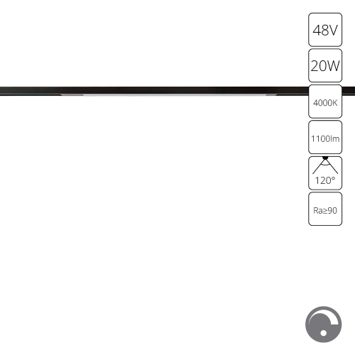 Купить Магнитный трековый светильник Arte Lamp OPTIMA 0.1-10V A7474PL-1BK
