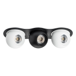 i637647464 Светильник INTERO LED 9W*3 850LM*3 24G ЧЕРНЫЙ/БЕЛЫЙ 4000K (217637+217064+217074+217064)