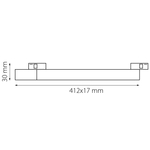 506007 Трансформатор встраиваемый 24V к треку LINEA 100W ЧЕРНЫЙ