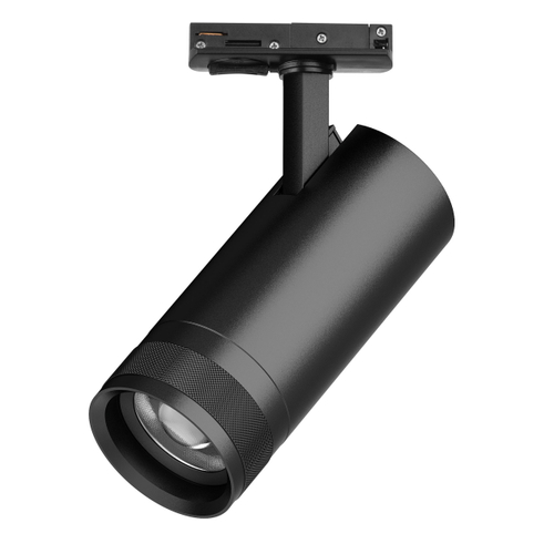 Купить C4207SS Светильник CANNO PRO д/треков BARRA LED 20W 1400LM 20-55G ЧЕРНЫЙ 2700-4200-6000K IP20 с тонким адаптером (304207 + 592007-SS)