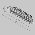 Уличный потолочный светильник Outdoor O488DL-L12GF3K