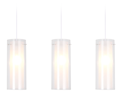 Купить TR3675/3 CH/CL/FR хром/прозрачный/белый матовый E14/3 max 40W 640*110*900