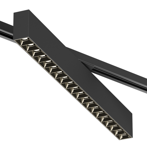 Купить DK6634-BK Поворотный однофазный трековый светильник EDDER со светодиодом L538mm 220V 40W 30° 3000K IP20 черный алюминий
