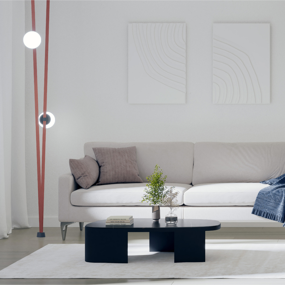 DK5552-BK Cветильник для трека-ремня Belty, серия Orb, со светодиодом, D180*H181мм, 48V DC, 10W, RA90, 120°, 4000K, IP20, белый, акрил