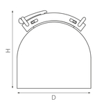 208032 Светильник д/трека 48V NOVE LED 12W 916LM 24G КРАСНЫЙ 3000K IP20