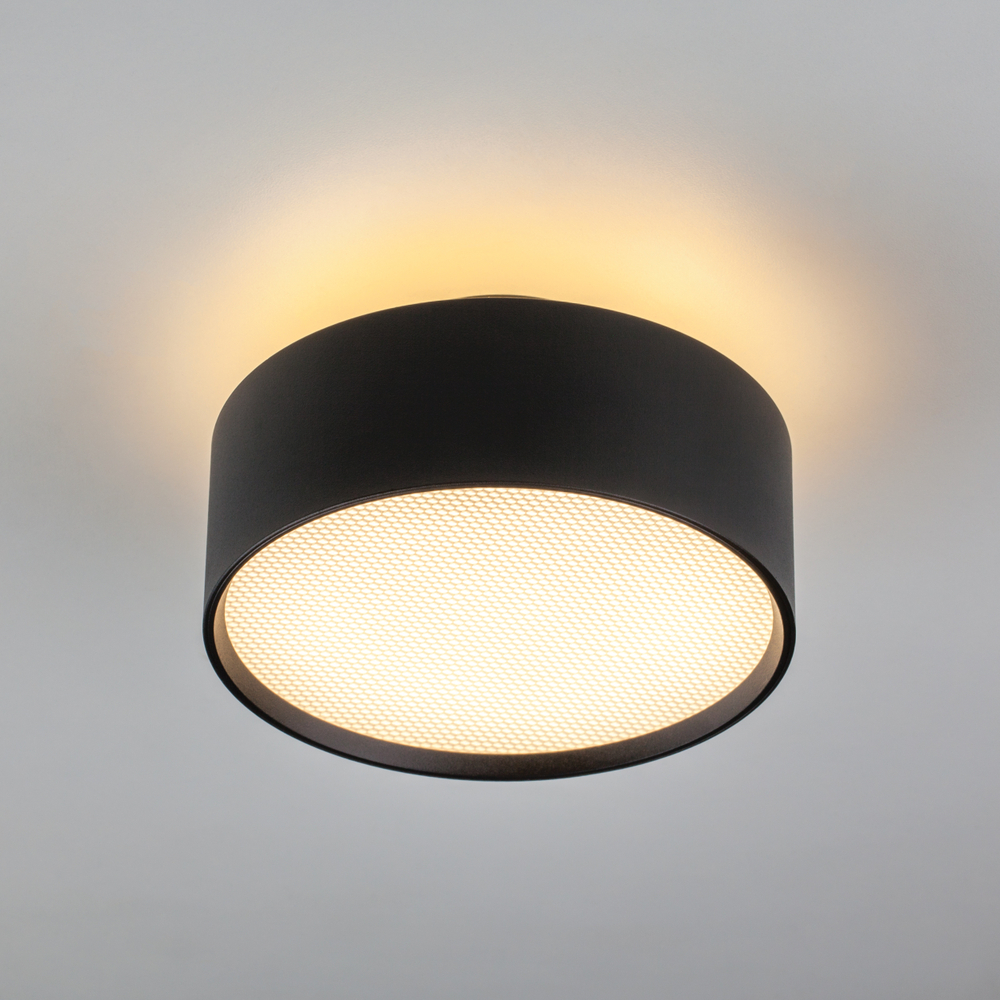 215937 Светильник ACUTO LED up 6W+down 18W 1920LM 120G ЧЕРНЫЙ 3000K