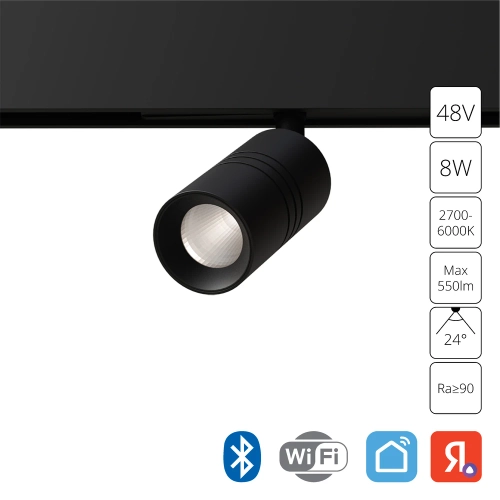 Купить Магнитный трековый светильник Arte Lamp EXPERT SMART A5740PL-1BK