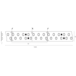 422004 Лента LIGHTSTAR LED 24V 30W 280leds/M 3000LM/M 4000K IP20 1шт = 5м