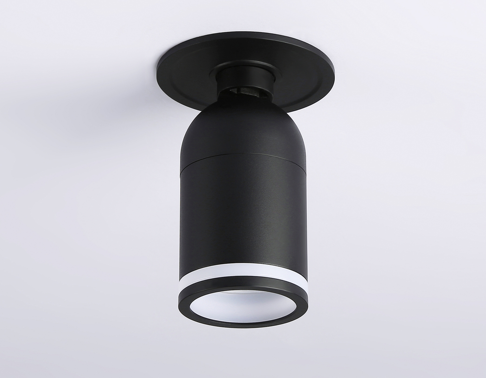 TA1273 SBK/FR черный песок/белый матовый MR16 GU5.3 D55*136