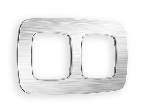 Купить OF580102 Рамка OMEGA Radian (Серебро Металл шлифованный) 2-ая