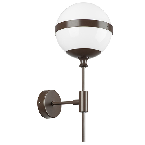 Купить 813617 Бра GLOBO 1х40W E14 умбра/белый